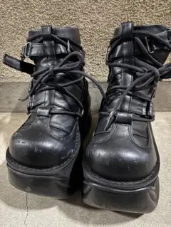 新品未使用⭐️Demonia デモニア 厚底ブーツ 黒24cm M6 2025年最新】demonia デモニア 厚底の人気アイテム - メルカリ