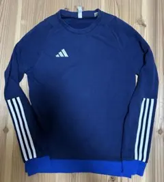 adidas ネイビー 長袖トレーナー S
