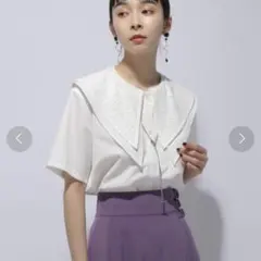 【値下げ不可】HARE ハレ　エリパーツ シャツ ホワイト 値下げ不可】HARE ハレ エリパーツ シャツ ホワイト - メルカリ