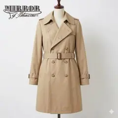 美品 日本製 Shinzone トレンチコート M ベージュ ダブルブレストのサムネイル