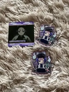 胡蝶しのぶ　アクリルキーホルダー　マグネット　セット