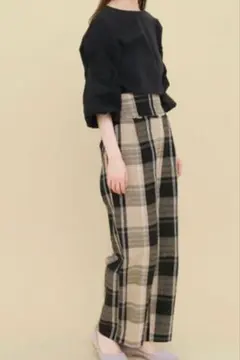 KBF チェック　パンツ