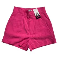 未着用 タグ付 エックスガール ロゴ刺繍 レーヨン ショートパンツ ショートパン