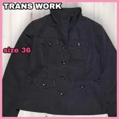 トランスワーク TRANS WORKジャケット ブラウン系 三陽商会 日本製のサムネイル