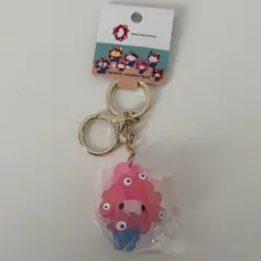 マイメロディ　ミャクミャク　クリアキーホルダー