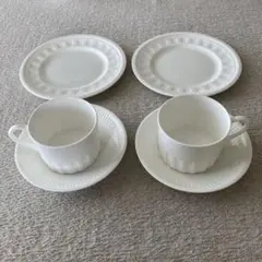 ル・クルーゼ スノーリング 食器4点セット ホワイトラスター - メルカリ