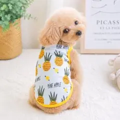 わんちゃんかわいいパインタンクトップのサムネイル