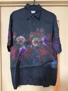 DRIES VAN NOTEN シルク100% 花柄シャツ 25ss 墨流し - メルカリ