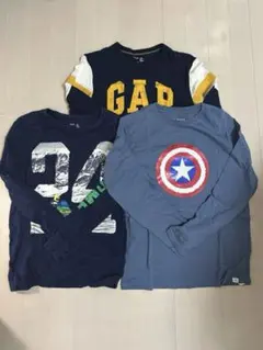 used☆gap☆ロンT3枚☆140.150