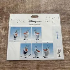 ディズニーストア　オラフ　ステッカー　シール　証明写真　アナと雪の女王のサムネイル
