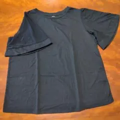 EMERY ROSE 半袖 Tシャツ ブラック メッシュ袖 Ｓのサムネイル