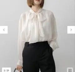 現行品　タグ付き　23区　シアータンブラー ダブルポケット ブルゾン　サイズ38 シアータンブラー ダブルポケット ブルゾン / 23区 | ファッション通販