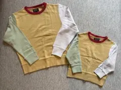 ほぼ未使用セット美品⭐︎マーキーズ⭐︎100＆140トレーナー　おそろい　兄弟　裏毛