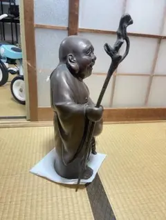 オーギュスト・ロダン稀少高さ４０センチ「考える人」モチーフ木彫美術彫刻飾り置物 オーギュスト・ロダン稀少高さ40センチ「考える人」モチーフ木彫美術 彫刻・オブジェ