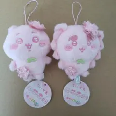 ちいかわ　ぬいぱれっと　さくらいろ　マスコット　２点セット　ちいかわ　シーサー