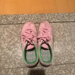PUMA Palermo ピンク/グリーン スニーカー