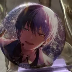 流*衣様 青柳冬弥 グリッター缶バッジ あんスタコラボ