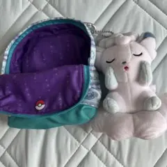 2018ピカピカバッグ アローラロコン マスコット リュック＆ポーチセット