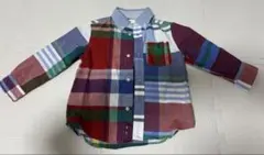 値下げ中！24M ラルフローレンチェック柄 長袖シャツ　美品