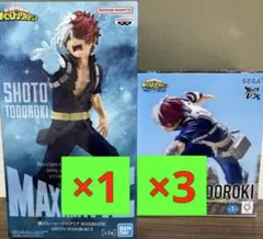 アクリルMEGAフィギュア W ショート&茶毘 ヒロアカ 原画展 轟焦凍