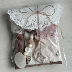 ロンパース 出産祝い ギフトセット 女の子 記念撮影 そのまま渡せる