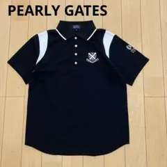 PEARLY GATES ｜ポロシャツ ネイビー ｜M｜シンプル 着回し◎ PEARLY GATES ｜ポロシャツ ネイビー ｜M｜シンプル 着回し◎ - メルカリ