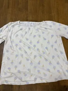 ワコールキッズ　アイスクリーム柄 キッズパジャマ 半袖上下セット 125~140