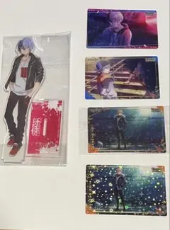 プロセカ青柳冬弥　映画一番くじ アクリルスタンド &ウエハース(おまけ付き)