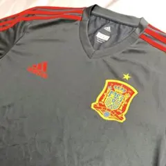adidas スペイン代表 2018 トレーニングトップ/プラクティスシャツ S