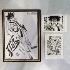 るろうに剣心展　相楽左之助　ミニ色紙　ぱしゃこれ