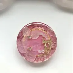 462】チャーム付き 紫陽花 レジンヘアゴム ハンドメイド - メルカリ