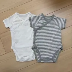 UNIQLO ロンパース　ボディスーツ前開き60 新生児
