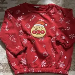 アンパンマン トレーナー 朝　サンタクロース