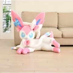 ポケットモンスター ポケモン ニンフィア 等身大 寝そべりぬいぐるみ