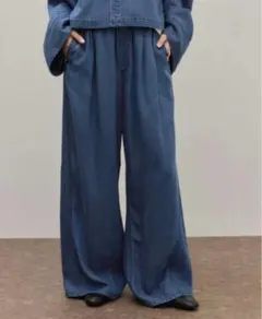ADAM ET ROPE デニムワイドパンツ 36サイズのサムネイル