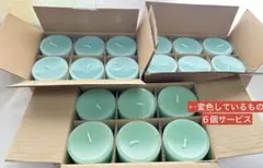 ペールミントキャンドル12個＋おまけ6個セット