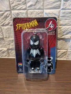 Happyくじ　ベアブリック　スパイダーマン　ブラックコスチューム　4