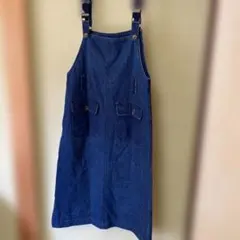 デニムジャンパースカート　ロング　Mサイズ