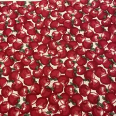 ラス1 Creation house アップル柄USコットン生地