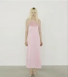 【タグ付】Andresdサテン ミニマルドレス