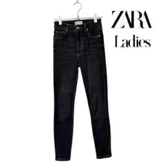 ZARA スキニーデニム ディープブルーS