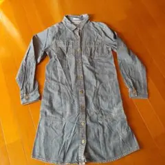 150 gu デニムジャンバースカート