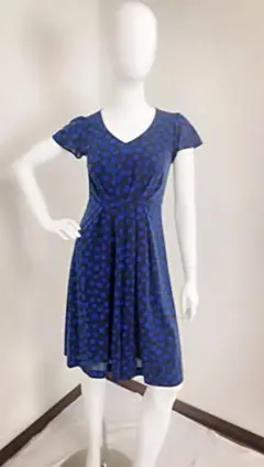 【値下げ、ANAYI アナイ】ドットワンピース　36号