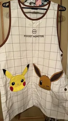 ポケットモンスター ピカチュウ イーブイ　保育士エプロンのサムネイル