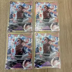 モンキー・D・ルフィ　EB02-061 SEC シークレット 4枚セット