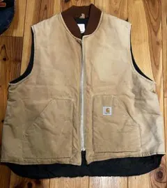 Carhartt カーハートダックベスト S中綿 古着 アメカジ ワークベスト