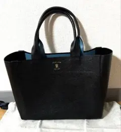 ADMJ 黒 レザートートバッグ 金具ロック付き 新品同様です。 - メルカリ