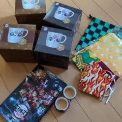 鬼滅の刃 マグカップ 巾着 マスク グッズセット まとめ売り