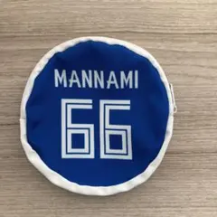 北海道日本ハムファイターズ 万波中正 66 丸型ポーチ