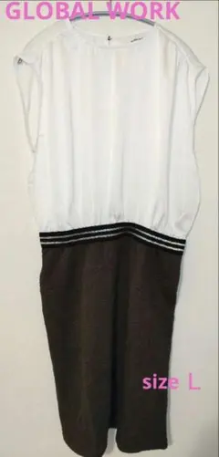 ★美品★グローバルワーク　ノースリーブワンピース